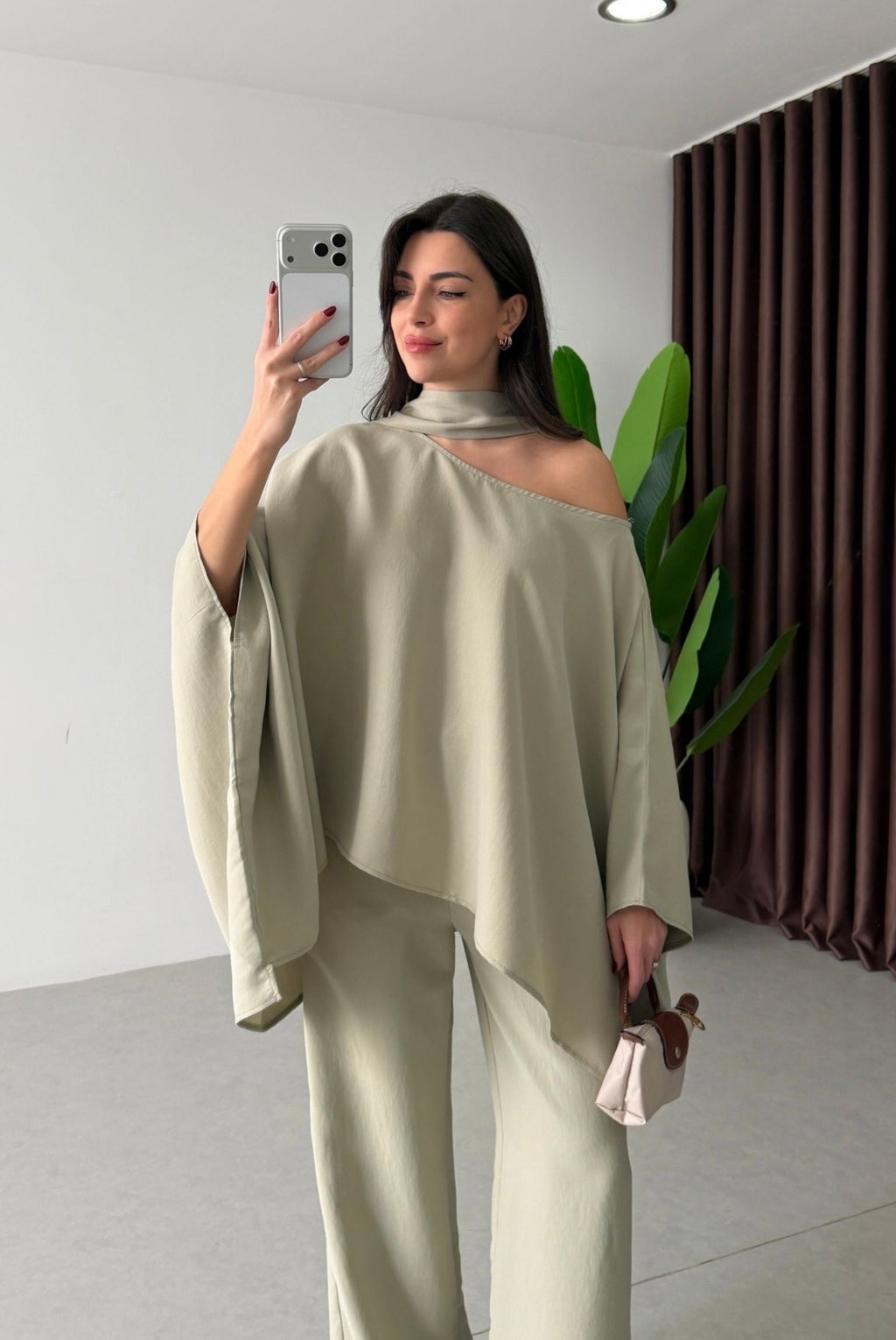 Ensemble fluide élégant (Haut + Pantalon)