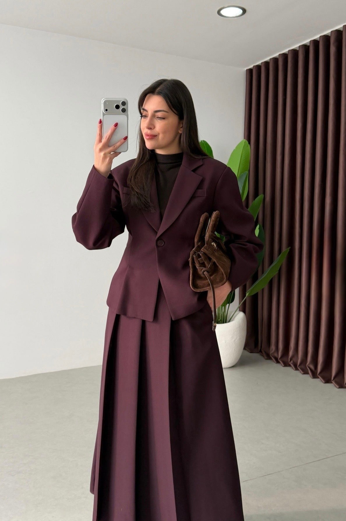 Ensemble blazer & jupe élégante