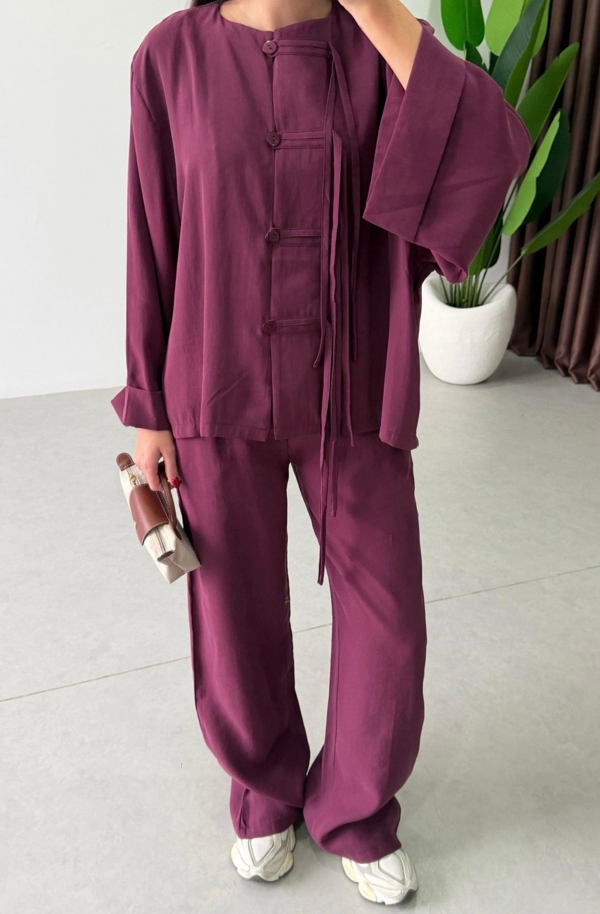 Ensemble fluide 2 pièces – Élégance minimaliste