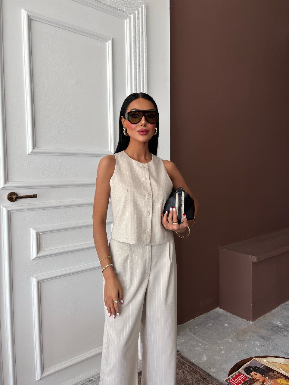 Ensemble Chic Structuré Beige