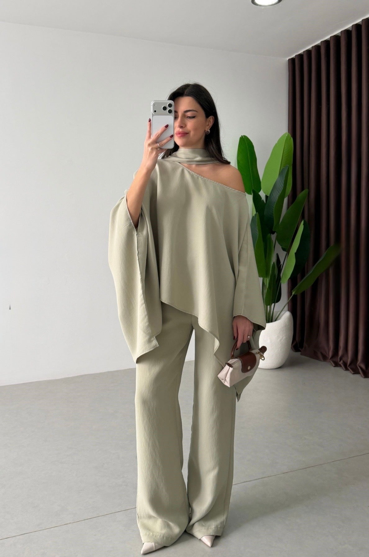 Ensemble fluide élégant (Haut + Pantalon)