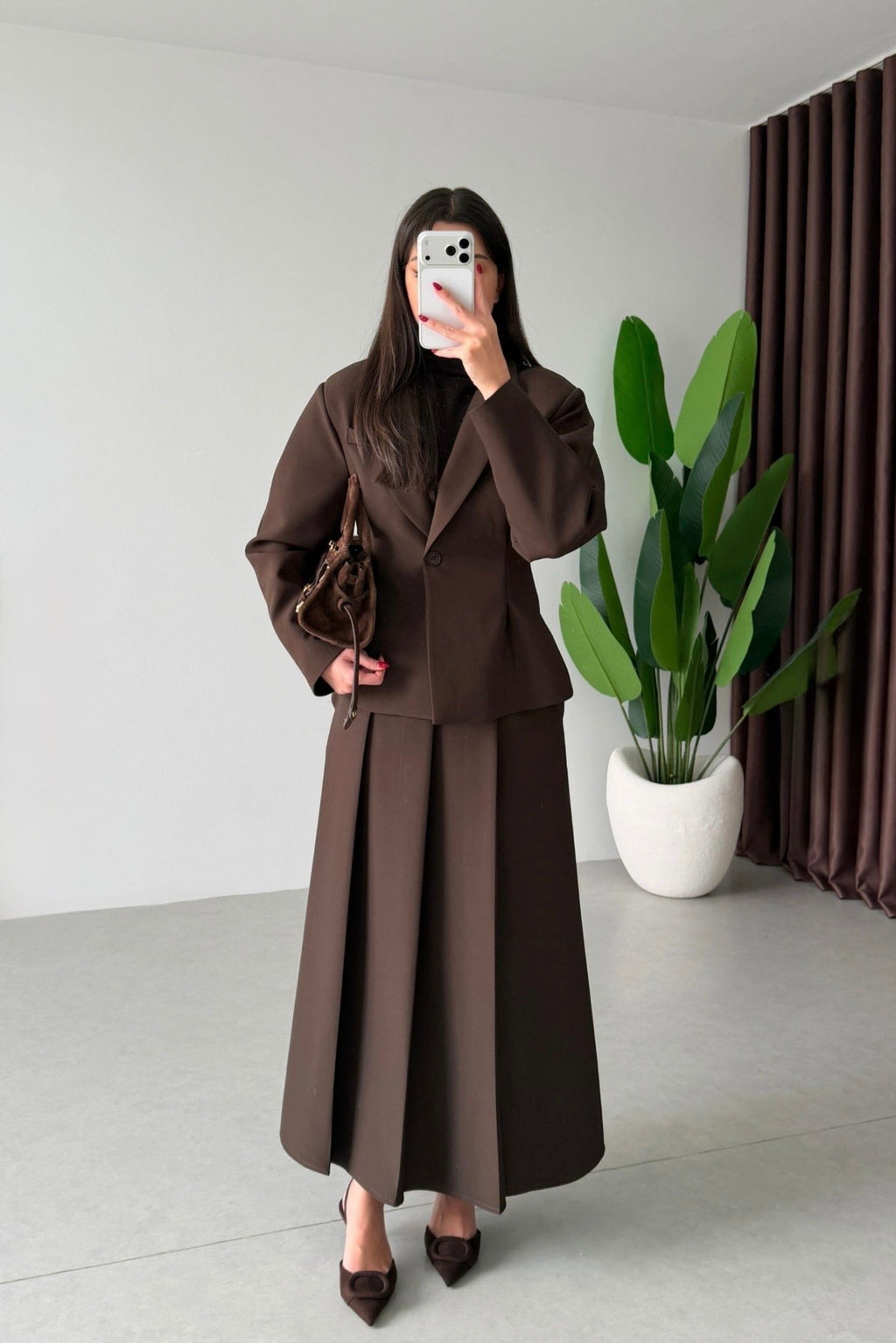 Ensemble blazer & jupe élégante