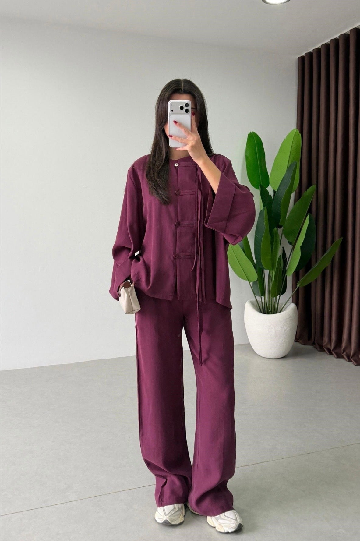 Ensemble fluide 2 pièces – Élégance minimaliste