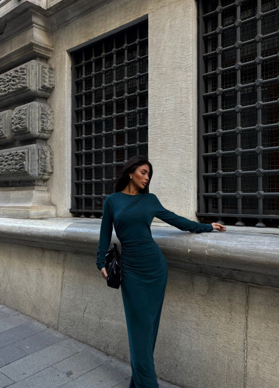 Robe longue moulante