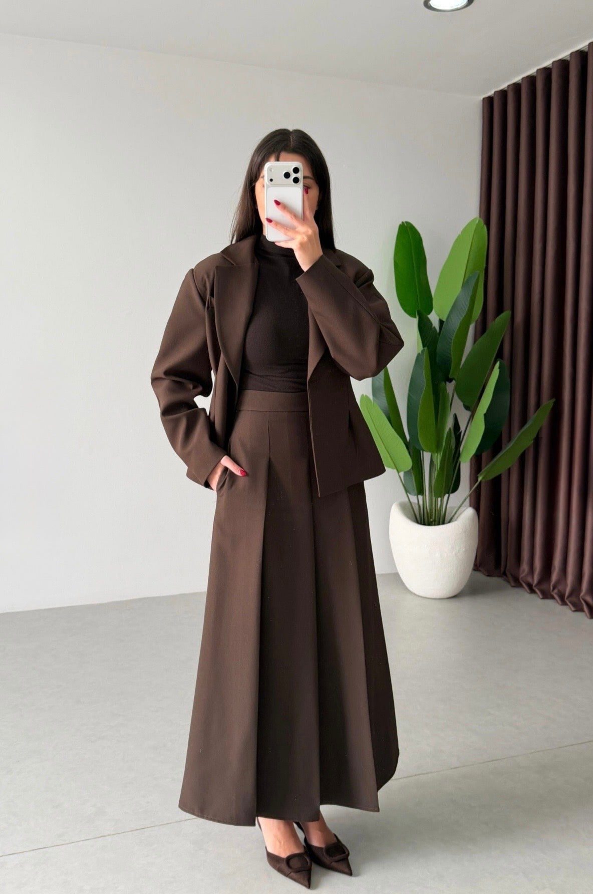 Ensemble blazer & jupe élégante