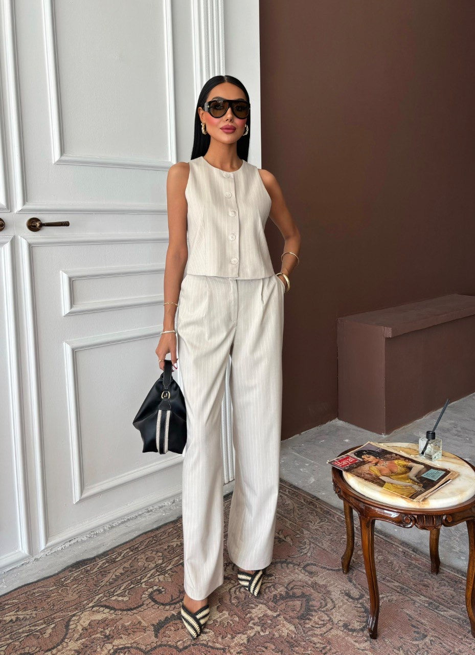 Ensemble Chic Structuré Beige