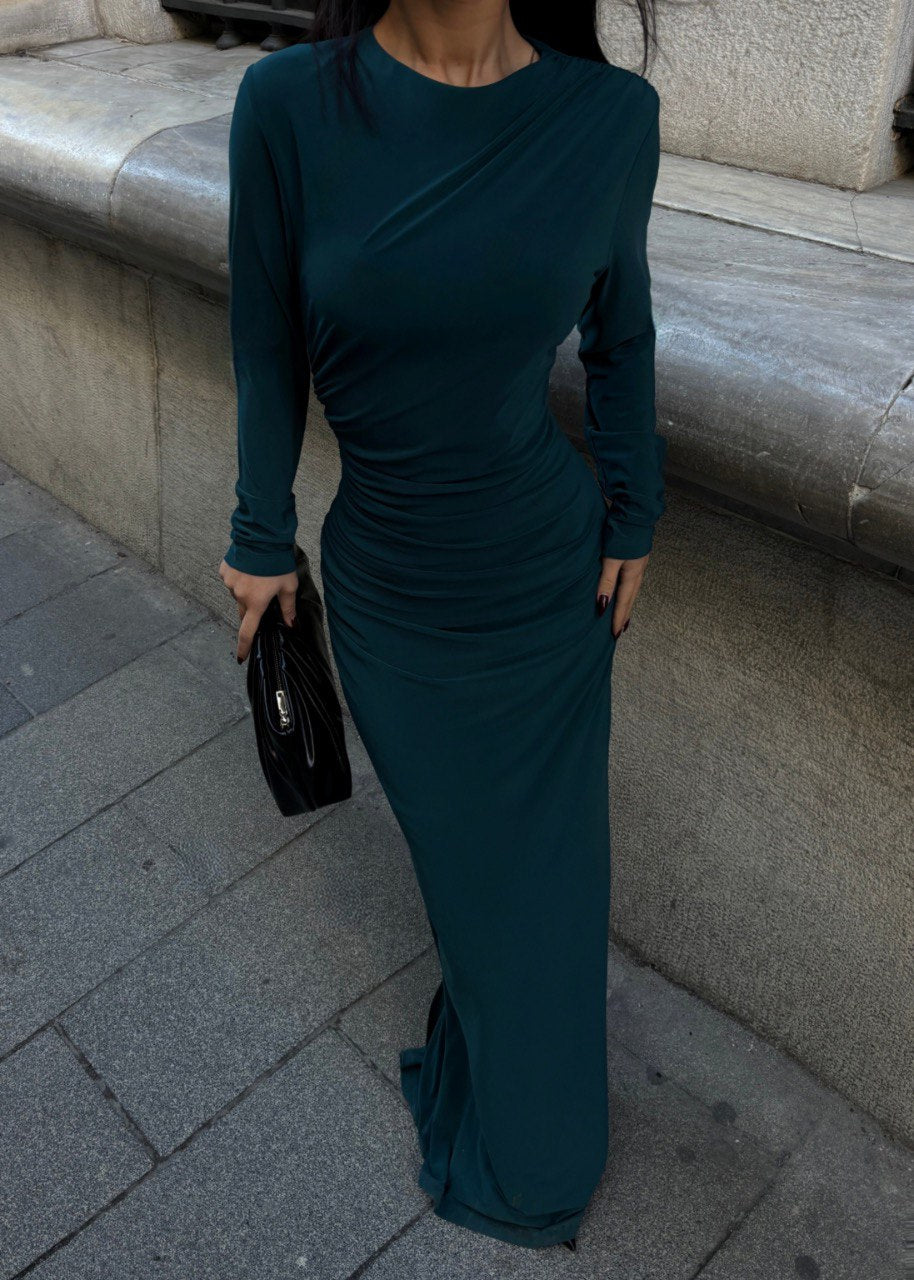 Robe longue moulante